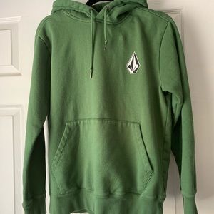 Men’s Small Green Volcom stones sweatshirt/hoodie.
